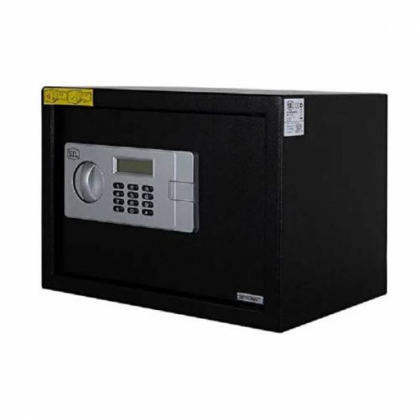 Elektronik Şifreli Anahtarlı Para Kasası 25EW 35 x 25x 25 cm - 2