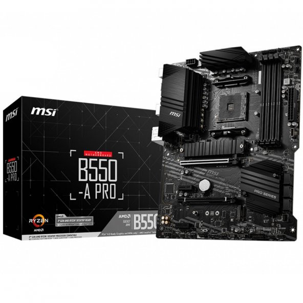 MSI B550-A PRO DDR4 M2 PCIe NVME HDMI DP PCIe 16X v4.0 AM4 ATX - 7