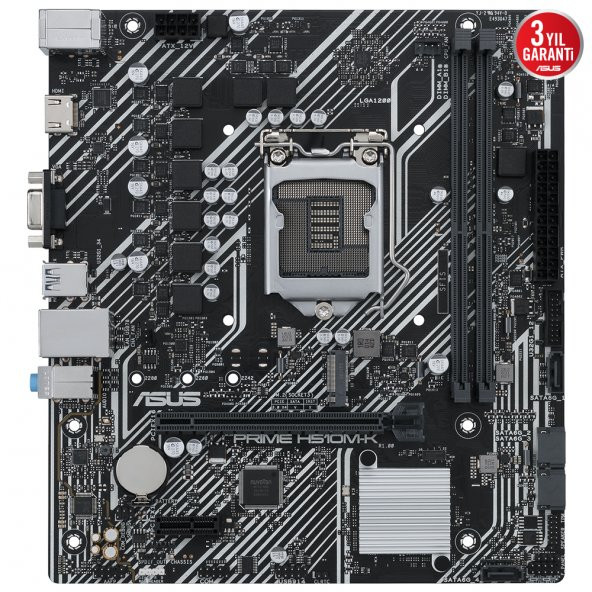ASUS PRIME H510M-K DDR4 M2 PCIe NVME HDMI PCIe 16X v4.0 1200p v2 mATX - 6