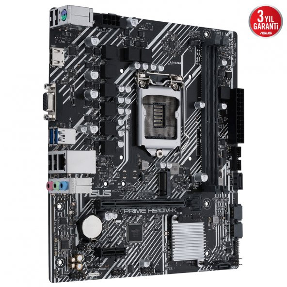 ASUS PRIME H510M-K DDR4 M2 PCIe NVME HDMI PCIe 16X v4.0 1200p v2 mATX - 7