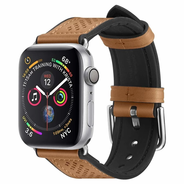 Apple Watch Serisi (41mm/40mm/38mm) Kayış Kordon, Spigen Watch Band Lite Fit