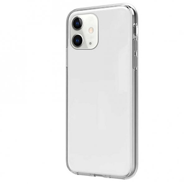 iPhone 12 Kılıf 360 Tam Koruma Şeffaf Silikon - 2