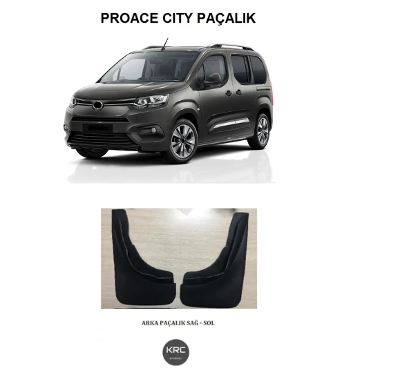 TOYOTA PROACE CITY ARKA PAÇALIK TOZLUK TAKIMI 2019 2024