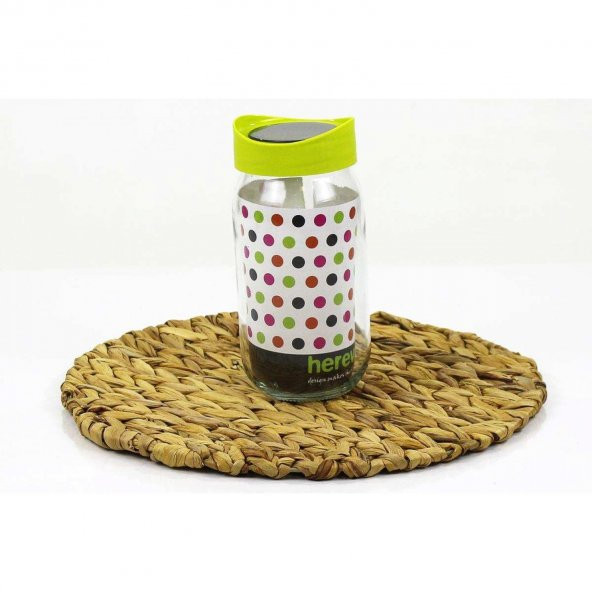 149377 Renkli Kapaklı Cam Kavanoz 1000 cc - 3