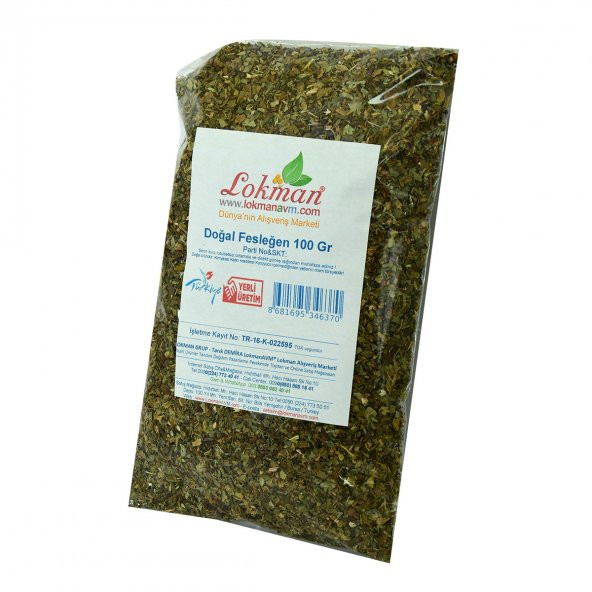 Fesleğen Elenmiş Tozu Alınmış Doğal 100 Gr Paket - Resim 4