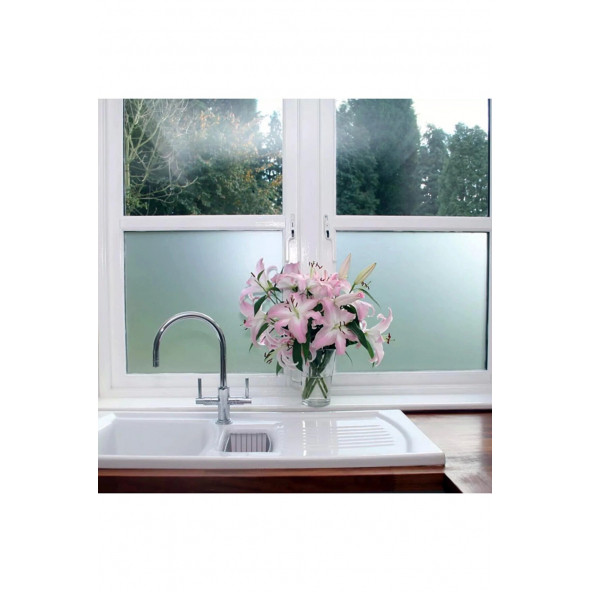 Buzlu Cam Filmi Kumlama Folyosu 126 Cm X 1 Metre - 2