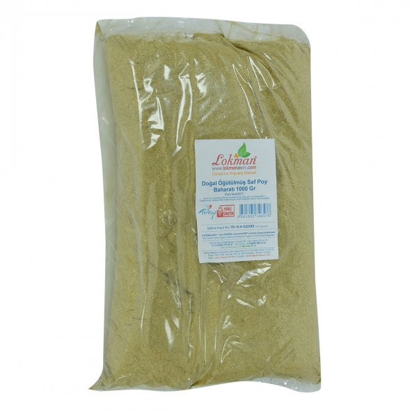 LokmanAVM Poy Baharatı Öğütülmüş Saf Doğal 1000 Gr Paket