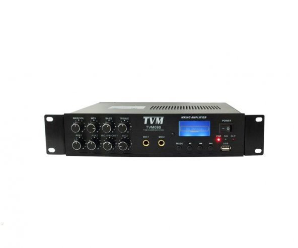 ProBots TVM-090 100 Watt Siyah Usb Destekli Hat Trafolu Amplifikatör