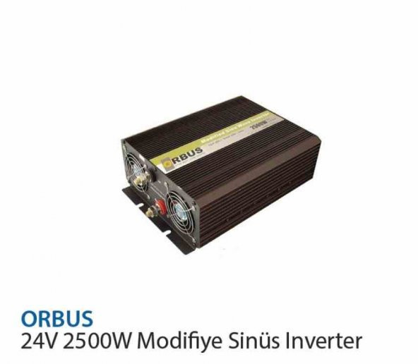 Orbus 24 Volt 2500 Watt Modifiye Sinüs İnverter