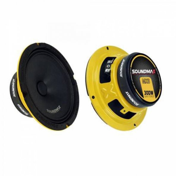 Soundmax SX-MX6 16 Cm 300 Watt Midrange Hoparlör Kutusunda 1 Takım 2 Adet Bulunur