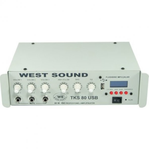 Westsound TKS-80 USB TR 80 Watt 100 Volt Mikser Anfi - 1