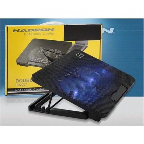 Hadron HR2007/20 Çift Fanlı Notebook Soğutucu