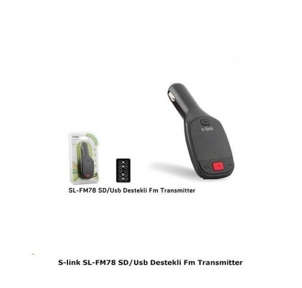 S-Link SL-FM78 SD/Usb Destekli Fm Transmitter