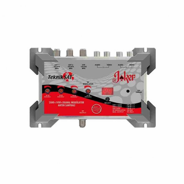Tekniksat TJ 2035 Joker 2 Kanal Modulatör+Multibant