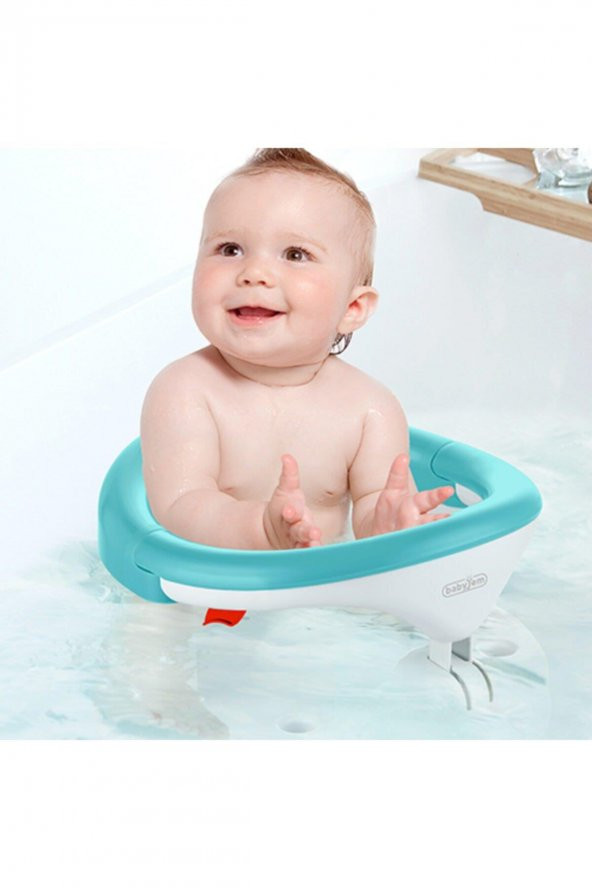 Babyjem Yandan Açılır Banyo&mama Oturağı Turkuaz - 3