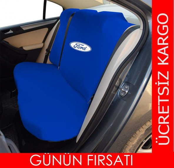 FORD Marka Penye Oto Servis Kılıfı - Kumaş Likralı FORD Servis Kılıfı - 5