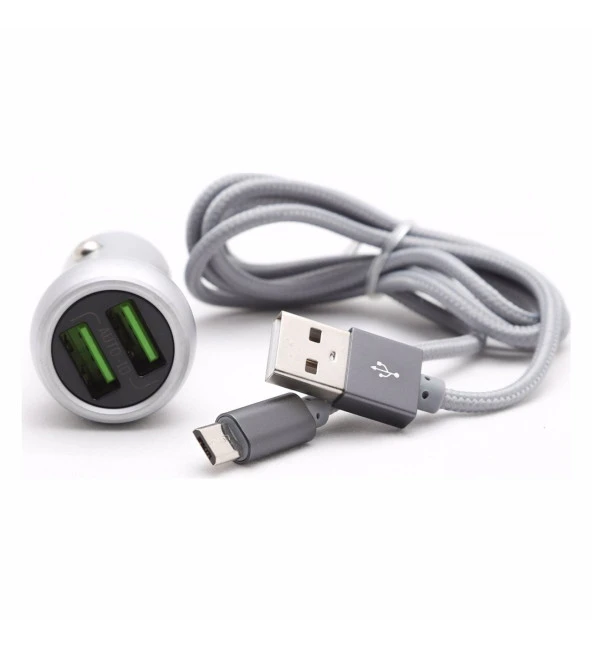 ARAÇ ŞARJ CİHAZI 2 USB 3.6A LDNIO AUTO-ID C401