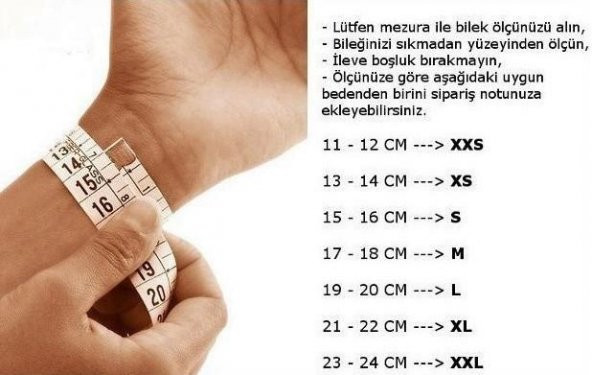 Hdmarketim Erkek Deri Bileklik Renk Siyah Takı (21.5cm)10795 - 4