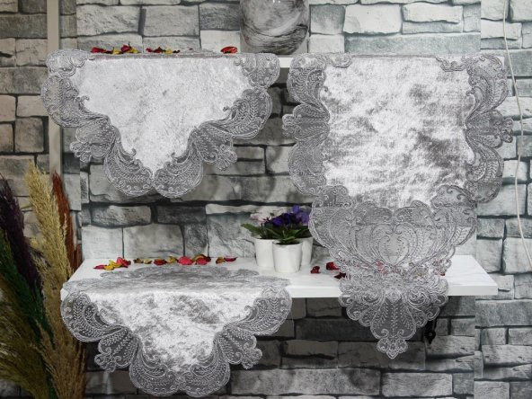 Çeyiz Diyarı Yasemin 3 Parça Yatak Odası Takımı Gri - 2