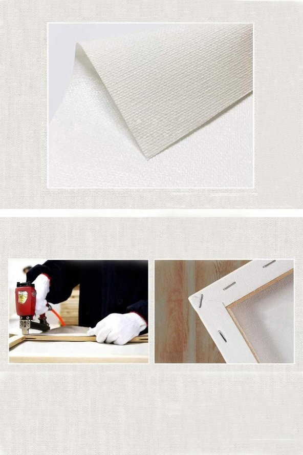 Duvar Saati - 552454 - Dekoratif Duvar Saati Kanvas Tablo 100 x 40 x 4 - 2