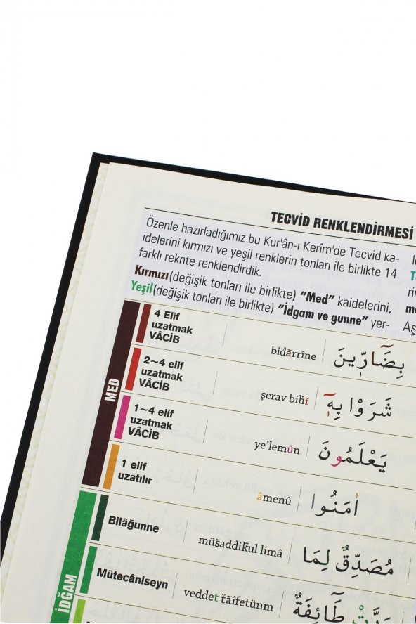 7 Özellikli Kuranı Kerim Arapça Satır Arası Türkçe Okunuş Kelime Anlamı Meal Tecvidli Rahle Boy - 4