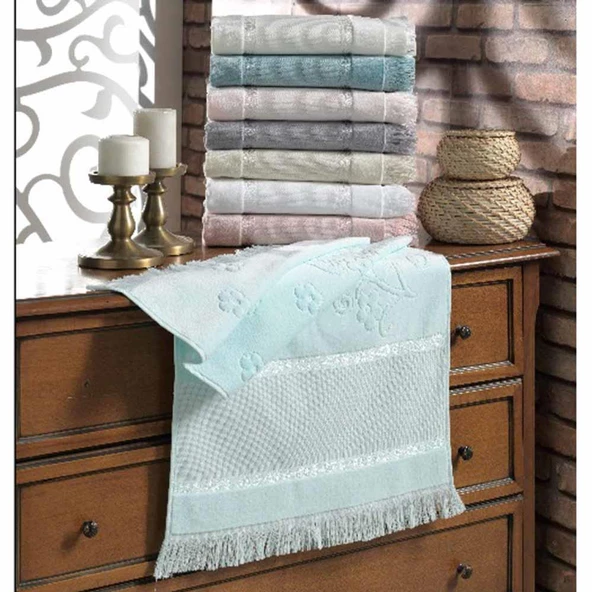 Rüya Etamin İşleme Kanaviçe Havlusu Saçaklı ( 50x90 ) 1 Adet