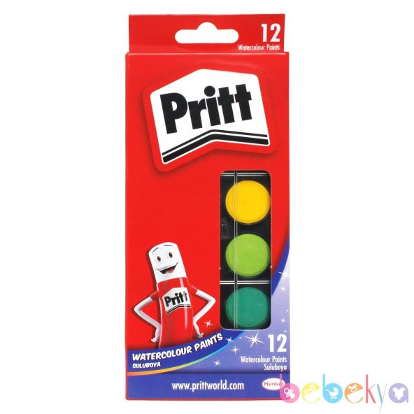 Pritt Sulu Boya 12 Renk
