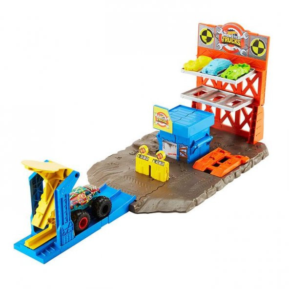 Hot Wheels Monster Trucks Patlama İstasyonu Oyun Seti - 5