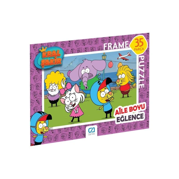 Ca Puzzle Kral Şakir Frame 35 Parça Puzzle (Karışık Model 1 Adet) - 2