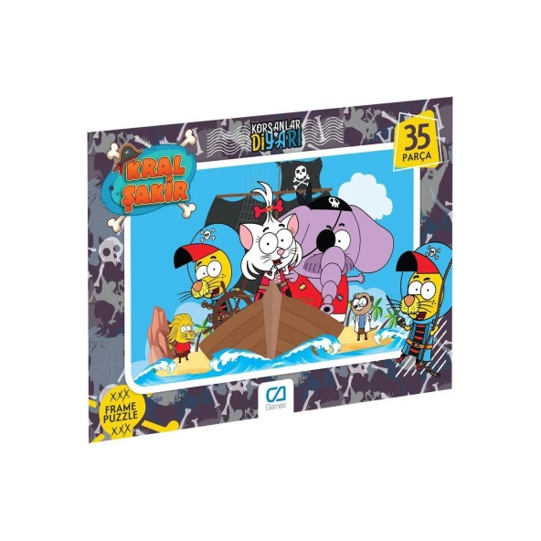 Ca Puzzle Kral Şakir Frame 35 Parça Puzzle (Karışık Model 1 Adet) - 3