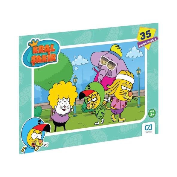 Ca Puzzle Kral Şakir Frame 35 Parça Puzzle (Karışık Model 1 Adet) - 4