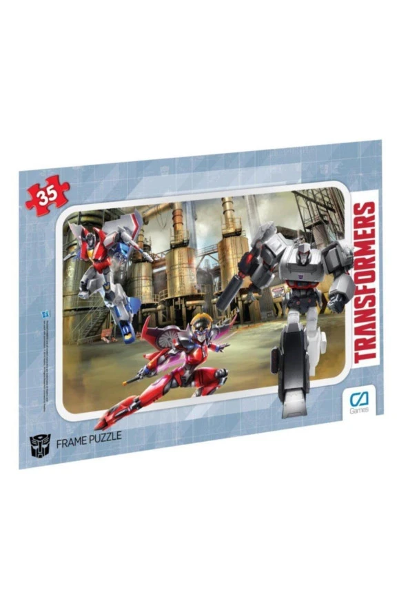 Ca Puzzle Transformers Frame Puzzle 35 Parça (Karışık Model 1 Adet)