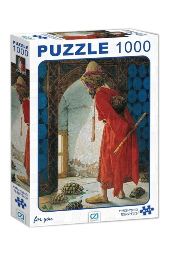 Ca Puzzle Kaplumbağa Terbiyecisi 1000 Parça Puzzle