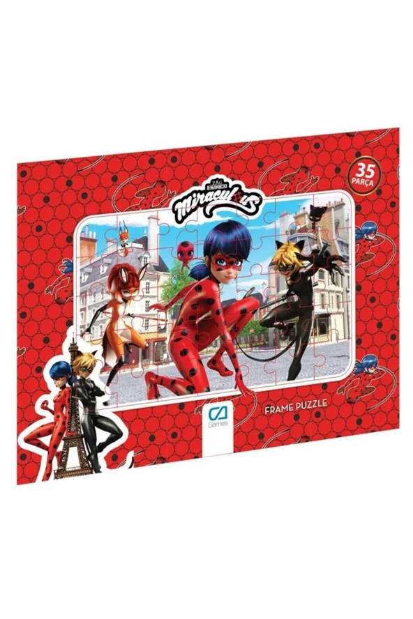 Ca Puzzle Miraculous 35 Parça Frame Puzzle (Karışık Model 1 Adet) - 2