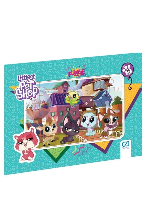 Ca Games Littlest Pet Shop 35 Parça Puzzle (Karışık Model 1 Adet)