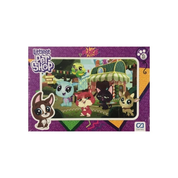 Ca Games Littlest Pet Shop 35 Parça Puzzle (Karışık Model 1 Adet) - Resim 3