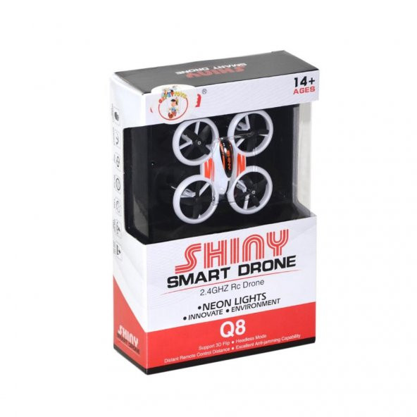 Q8 Mini Işıklı Neon Drone -Gepettoys - 4