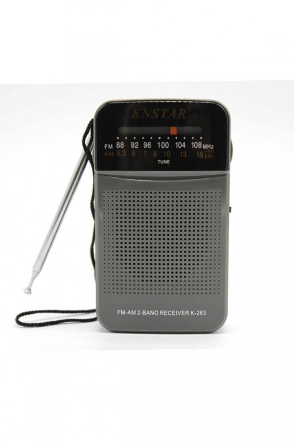 Radyo Pilli Cep Radyosu Fm-am Güçlü Çekim Kaliteli Kulaklık Girişi Olan El-cep-deprem Çantası Radyo - 5