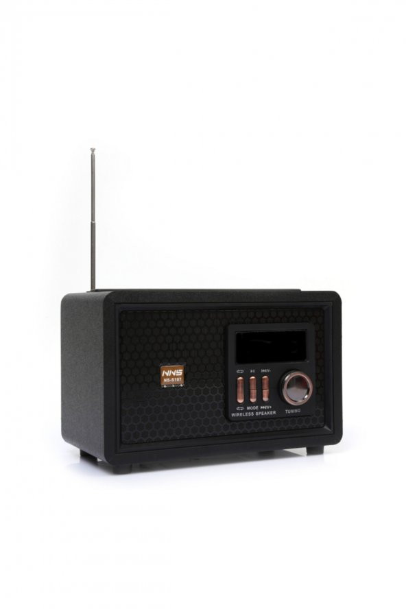 Bluetooth Hoparlör Subwoofer Fm Am Sw Radyo Usb Tf - Siyah - 2