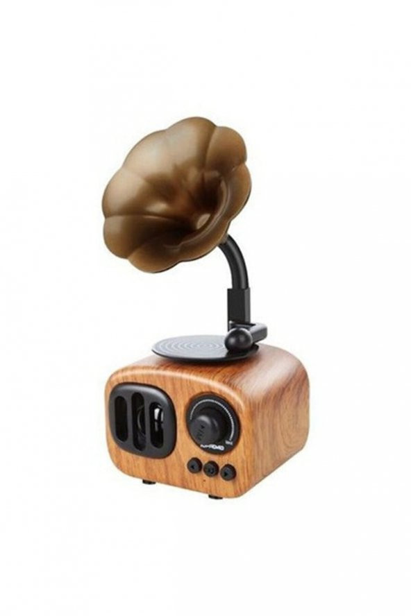 Nostaljik Gramafon Radyo B7 - Bluetooth - Radyo - Aux - Sd - Usb - 5