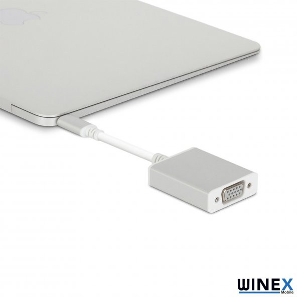 Winex Type-C to VGA Hdtv Dönüştürücü Adaptör - 4