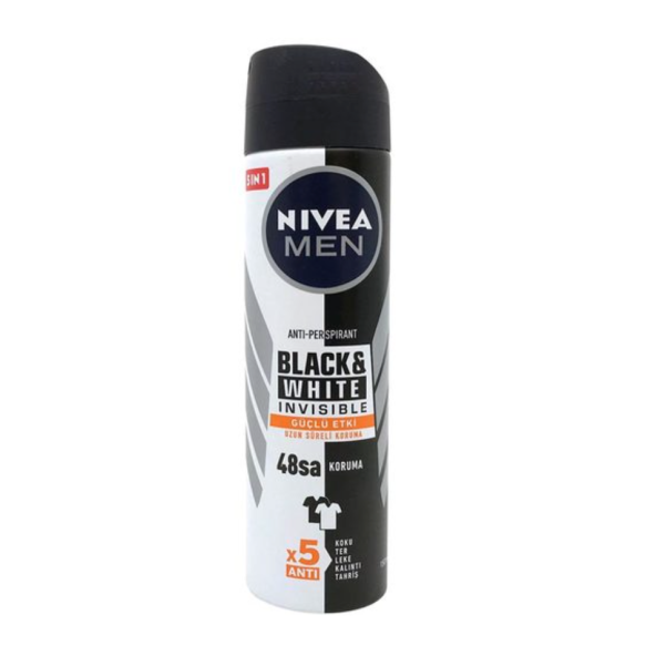 Nivea Men Black White Güçlü Etki Deodorant 150 ml ürün görseli