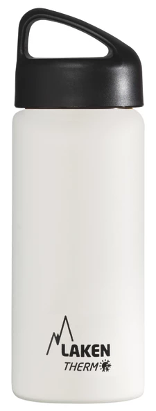 Laken Çelik 18/8 Classic Termos Şişe 0,50L - Beyaz  LKTA5B