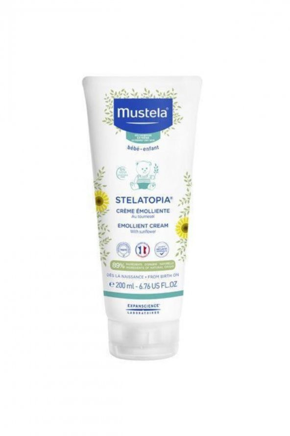 Mustela Stelatopia Emolliente Kuru Ve Atopik Cilt Kremi 200 ml - 1