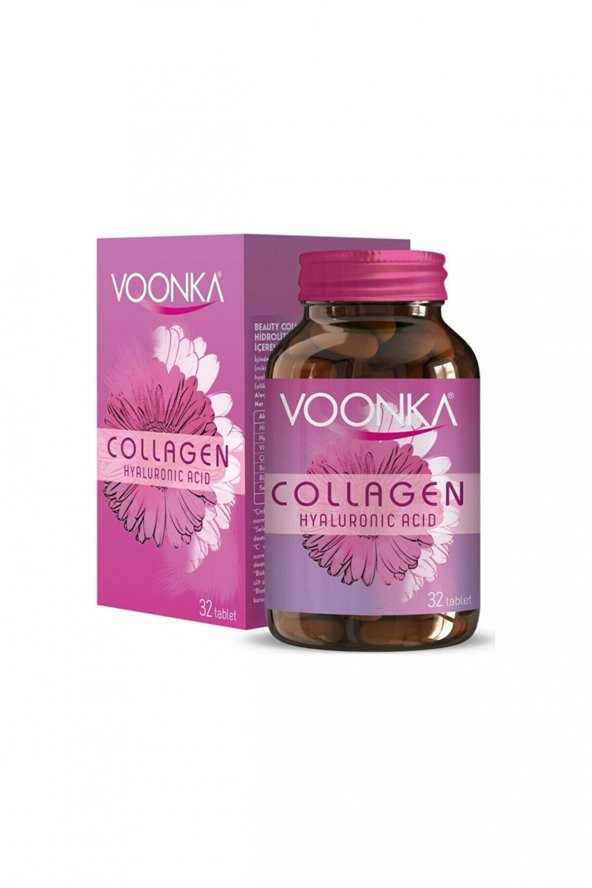 vonka Voonka Collagen Hyaluronic Acid Kollajen 32 Tablet
