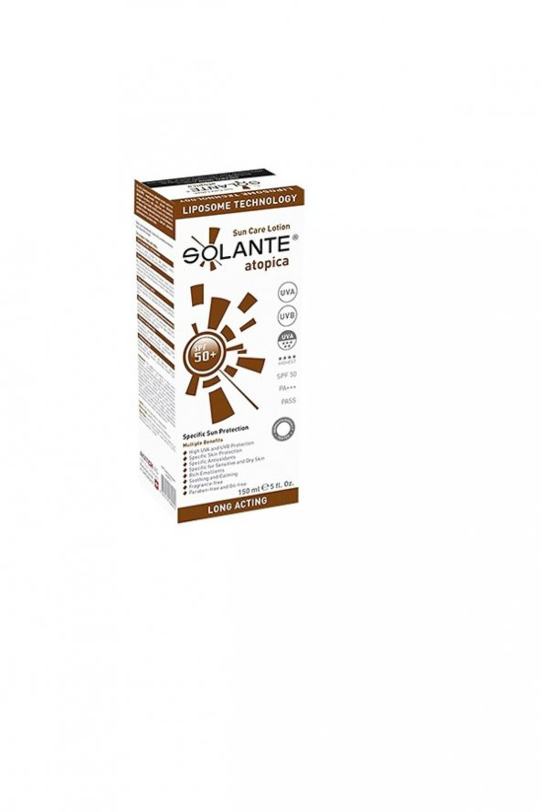 Solante Yüksek Düzey Nemlendirici Atopica 150 ml Spf 50+
