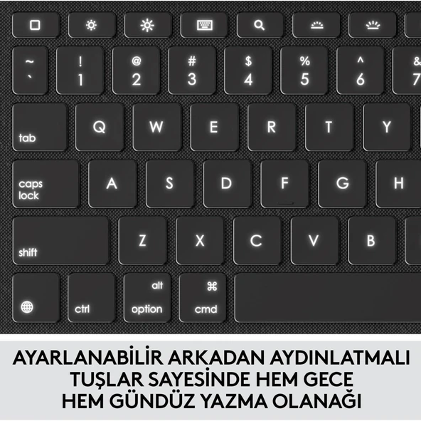 Logitech Combo Touch 10.2" iPad 7,8,9. Nesil İçin Türkçe Klavyeli Kılıf 920-009995 - 4