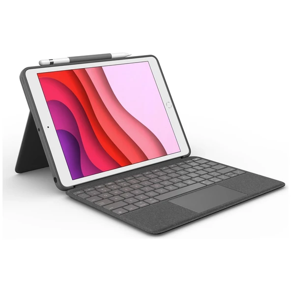 Logitech Combo Touch 10.2" iPad 7,8,9. Nesil İçin Türkçe Klavyeli Kılıf 920-009995 - 1