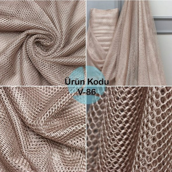 Petek File Raşel Tül Perde Kumaşı 100 Polyester - 2