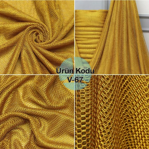 Petek File Raşel Tül Perde Kumaşı 100 Polyester - 3